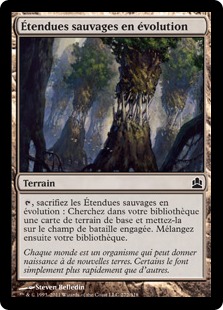 Étendues sauvages en évolution - Magic: The Gathering-Commander