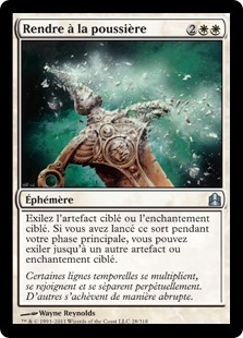 Rendre à la poussière - Magic: The Gathering-Commander