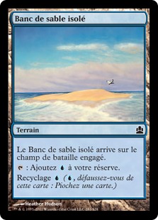 Banc de sable isolé - Magic: The Gathering-Commander