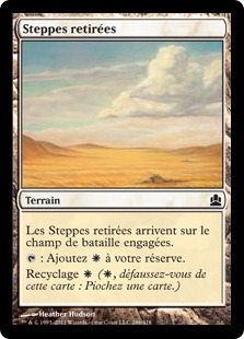 Steppes retirées - Magic: The Gathering-Commander