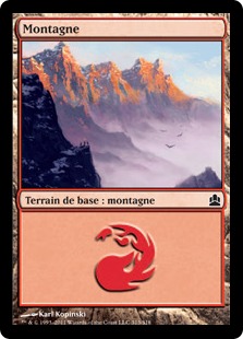 Montagne - Magic: The Gathering-Commander