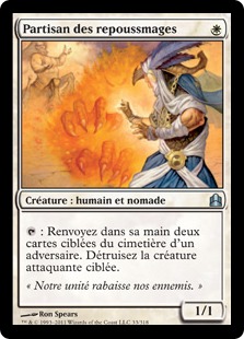 Partisan des repoussmages - Magic: The Gathering-Commander