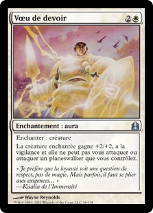 Vœu de devoir - Magic: The Gathering-Commander