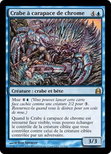 Crabe à carapace de chrome - Magic: The Gathering-Commander