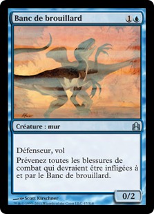 Banc de brouillard - Magic: The Gathering-Commander