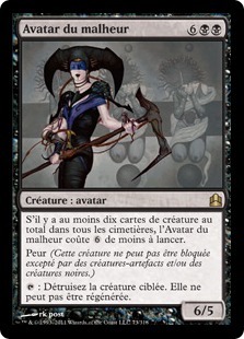 Avatar du malheur - Magic: The Gathering-Commander