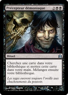 Précepteur démoniaque - Magic: The Gathering-Commander