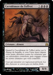 Cacodémon de l'effroi - Magic: The Gathering-Commander