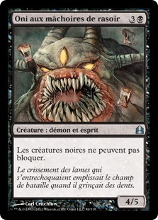 Oni aux mâchoires de rasoir - Magic: The Gathering-Commander