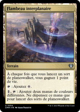 Flambeau interplanaire - Commander Masters