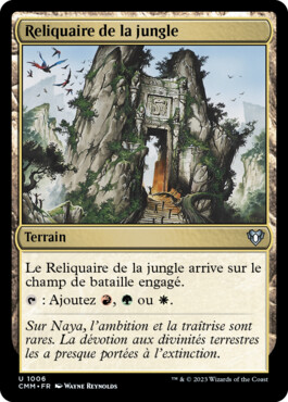 Reliquaire de la jungle - Commander Masters