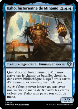 Kaho, historienne de Minamo - Commander Masters