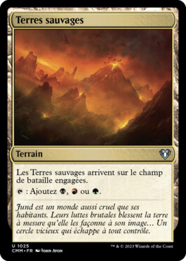 Terres sauvages - Commander Masters