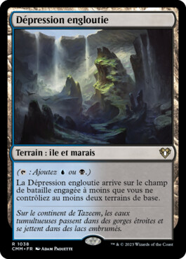 Dépression engloutie - Commander Masters