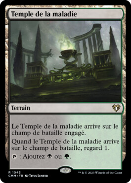 Temple de la maladie - Commander Masters