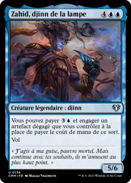 Zahid, djinn de la lampe - Commander Masters