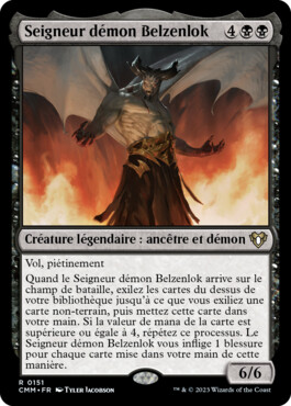 Seigneur démon Belzenlok - Commander Masters