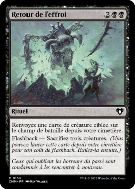 Retour de l'effroi - Commander Masters