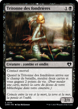 Tritonne des fondrières - Commander Masters