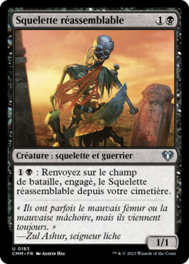 Squelette réassemblable - Commander Masters