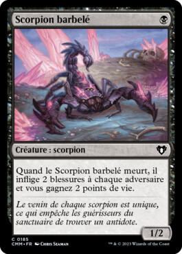 Scorpion barbelé - Commander Masters