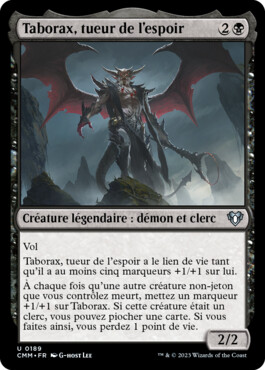 Taborax, tueur de l'espoir - Commander Masters