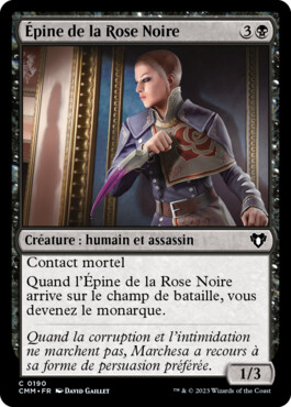 Épine de la Rose Noire - Commander Masters