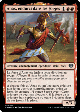 Anax, endurci dans les Forges - Commander Masters