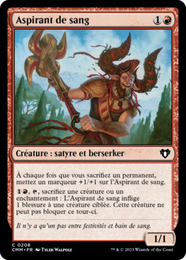 Aspirant de sang - Commander Masters