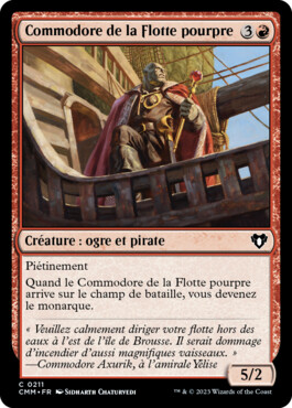 Commodore de la Flotte pourpre - Commander Masters