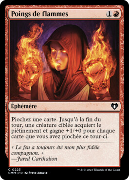 Poings de flammes - Commander Masters