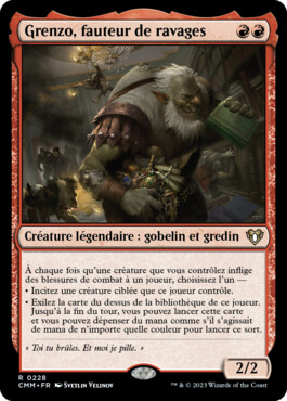 Grenzo, fauteur de ravages - Commander Masters