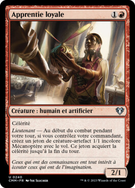 Apprentie loyale - Commander Masters