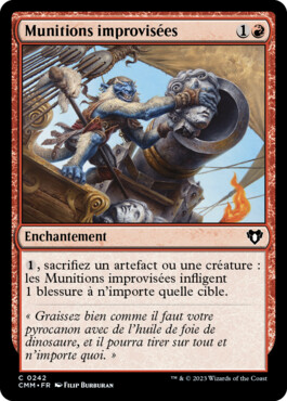 Munitions improvisées - Commander Masters