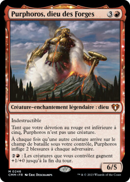 Purphoros, dieu des Forges - Commander Masters