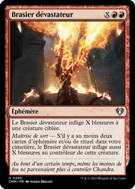 Brasier dévastateur - Commander Masters