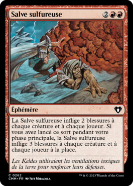 Salve sulfureuse - Commander Masters