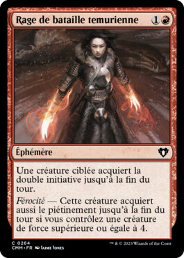 Rage de bataille temurienne - Commander Masters