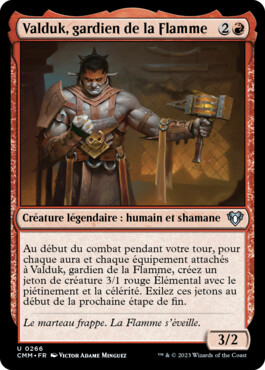 Valduk, gardien de la Flamme - Commander Masters