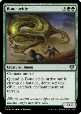 Boue acide - Commander Masters