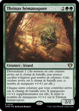 Thrinax hématospore - Commander Masters