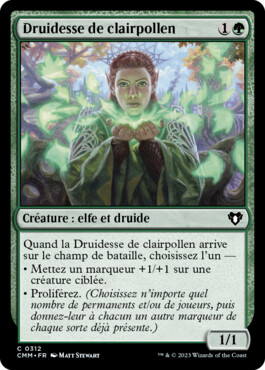 Druidesse de clairpollen - Commander Masters