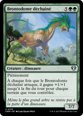 Brontodonte déchainé - Commander Masters