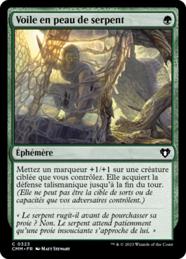 Voile en peau de serpent - Commander Masters