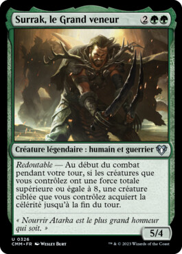 Surrak, le Grand veneur - Commander Masters