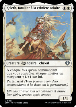 Keleth, familier à la crinière solaire - Commander Masters