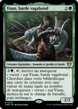 Yisan, barde vagabond - Commander Masters