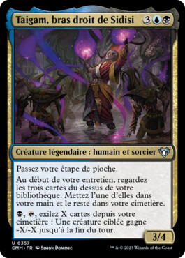 Taigam, bras droit de Sidisi - Commander Masters