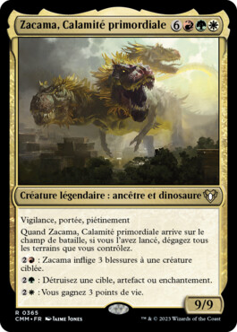 Zacama, Calamité primordiale - Commander Masters