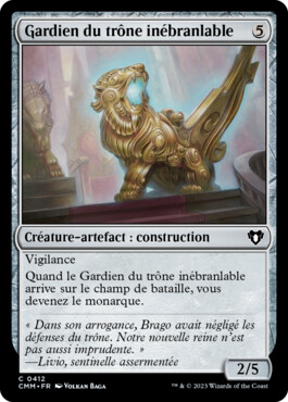 Gardien du trône inébranlable - Commander Masters